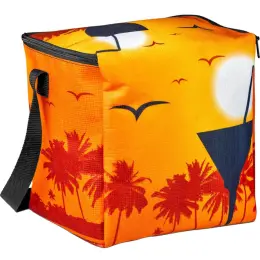Hoppla Quebec RPET Stitch-Bond 12 Can Cooler Branded Back